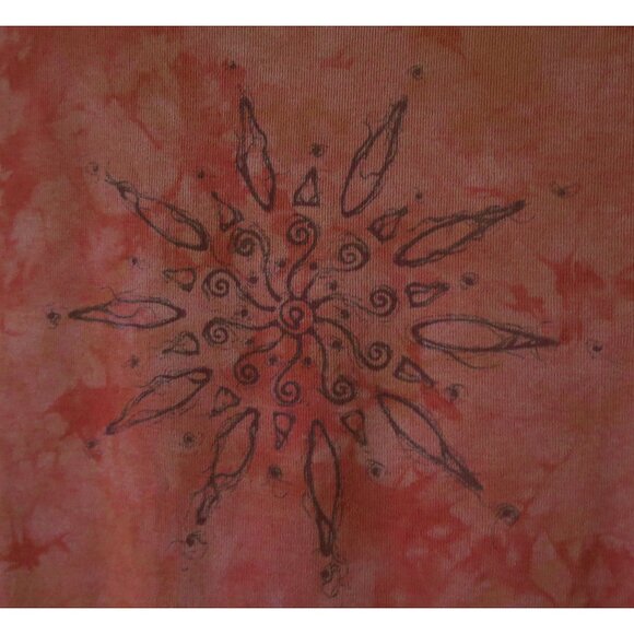 2 Preowned prAna USA Cotton Tees Tie Dye Mandala XL but run small - Picture 6 of 15